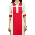 thumbnail image 7 of Phagun Women Rayon Straight Pannel Kurta Kurti 3/4 Sleeve Casual Summer Tunic Blouse, 7 of 7