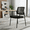 Black, variant on Stacking Waiting Room Guest Chair, Set of 2 Office Mesh Arm Chair with Comfy Padded Seating, Room Saving, Black