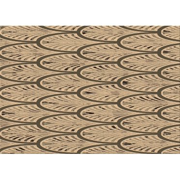 Ahgly Company Machine Washable Indoor Rectangle Transitional Oak Brown Area Rugs, 8' x 10'