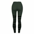 thumbnail image 5 of Felirenzacia Halloween Striped Seamless No See Through Compression Tummy Control Butt Lifting Butter Soft Pilates Athletic Pro Leggings, 5 of 7
