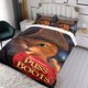 thumbnail image 3 of El Gato con Botas Conjunto de sábanas temático, trío de piezas, cómodo y amigable con la piel, diseño único, regalo de decoración para el hogar para familiares, amigos y fans,140cm *210cm, 3 of 6