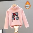 thumbnail image 2 of WEAIXIMIUNG Clothes for Girls 14-16 Set Kids Shirts High Collar and Velvet for Warmth Soft Tops Unisex, 2 of 3