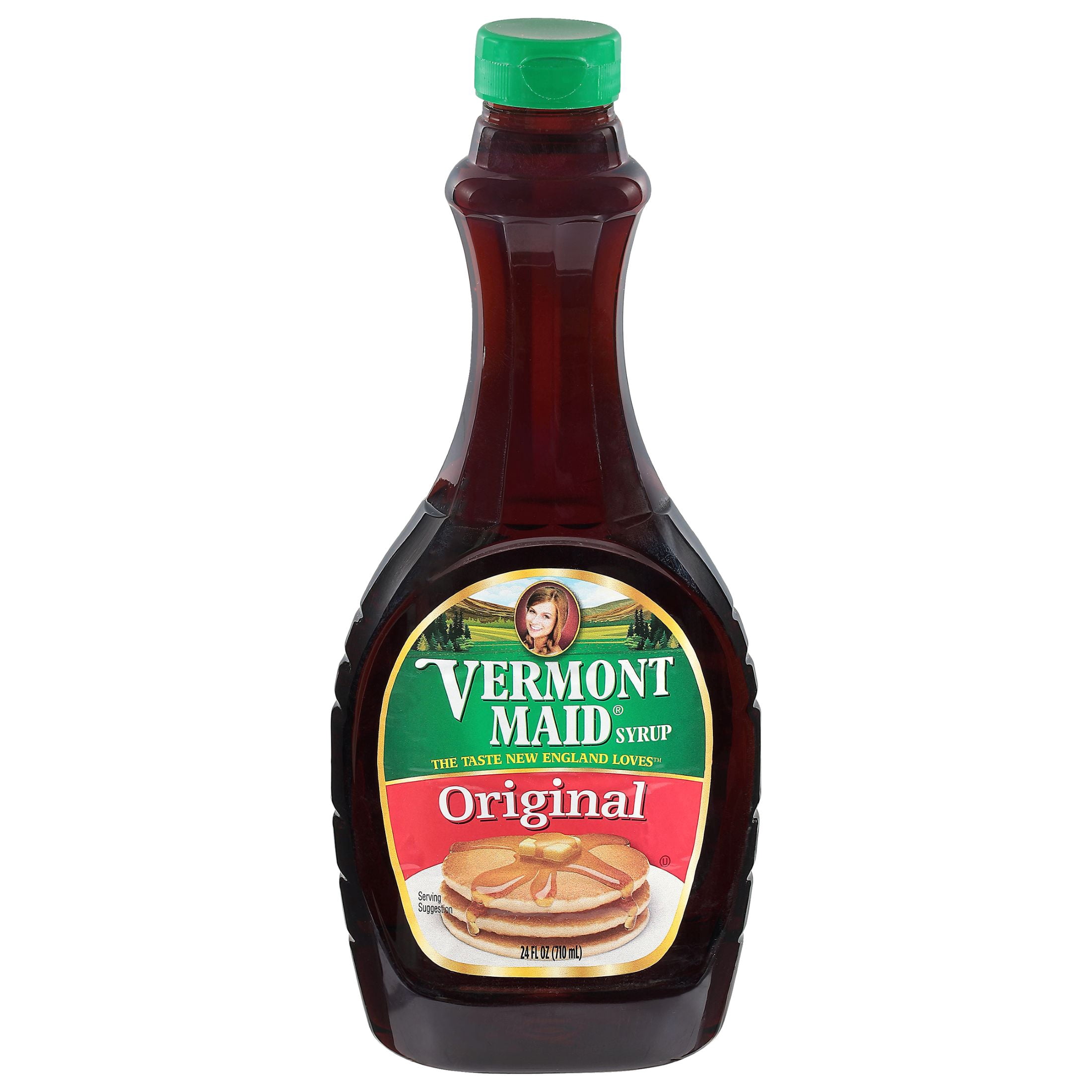 (6 pack) Vermont Maid Original Maple Syrup, Gluten Free, Kosher, 24 fl oz Pour Bottle