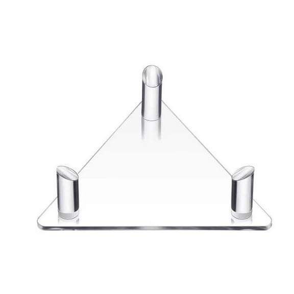 2 Pack Acrylic Ball Stand Holder, Sports Ball Storage Display Rack for Basketball Football Volleyball Soccer Rugby Balls Display Stand or Holder for Balls Transparent Simple Style