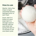 thumbnail image 2 of Plant Therapy Wool Dryer Balls 6-Pack & Sparkling Laundry Blends (3 Pack) 100% New Zealand Wool, Extra Large, Eco-Friendly, Reusable Natural Fabric Softener, All Natural & Chemical Free, 2 of 7