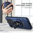 thumbnail image 4 of Phone Case for Samsung Galaxy A14 5G Ring Stand Magnetic Car Mount Kickstand with Screen Protector Hybrid [MILITARY GRADE] Shockproof Cover [ Blue ], 4 of 8