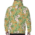 thumbnail image 3 of Bingfone Snake And Floral Men's Drawstring Hoodie Long Sleeve Pocket Sweatshirts-Medium, 3 of 6