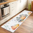 thumbnail image 2 of Fall Pumpkins 2'x6' Runner Rugs for Hallway Kitchen Bedside Non Slip Washable, Thanksgiving Country Maple Leaf Plant Entryway Rug Runners with Rubber Backing, Long Carpet Runner for Laundry Room, 2 of 8