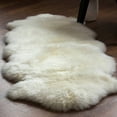 thumbnail image 5 of Genuine Sheepskin Rug Extra Soft Natural Pelt Champagne , Single Pelt 2' X 3', 5 of 5