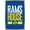 Gold Framed Version, variant on NFL Los Angeles Rams - Rams House 26 Wall Poster, 14.725" x 22.375"