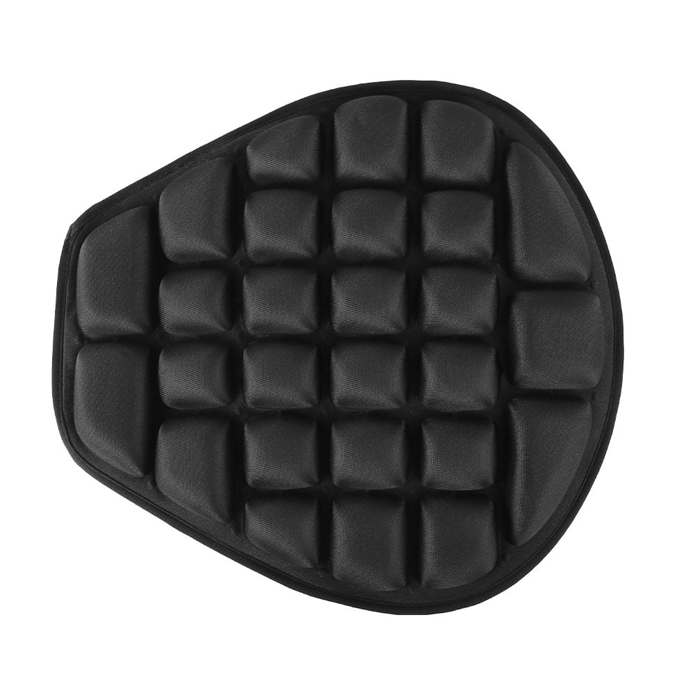 Air Motorcycle Seat Cushion MoreChioce Shockproof Motorcycle Inflatable Seat Cushion Comfortable Anti-slip Pad Motorcycle Water Fillable Cooling Down Seat Pad with Air Pump 