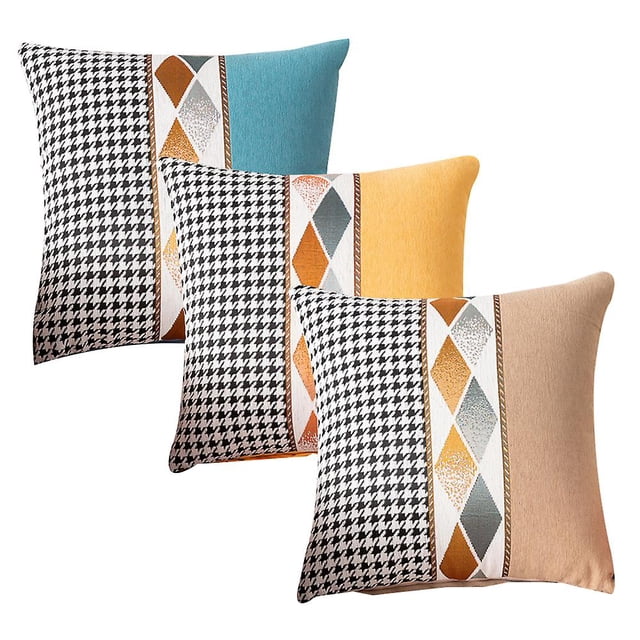 Juego de 3 fundas de almohada para sofá y cama, decoración del hogar, dormitorio, sala de estar, decoración de granja