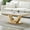 Gold+White, variant on 46.85" Modern Coffee Table, Faux Marble Top and Gold U-Shaped Stainless Steel Base for Living Room,Home Office