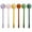 Green, variant on Glass Stirring Spoons, Yghoky 6 Pieces Glass Stirring Spoons Coffee Mixing Spoon Teaspoons with Handle Sugar Ice Yogurt Jam Dessert Swizzle Stick Stirrer for Cafe