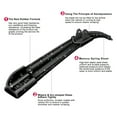 thumbnail image 5 of ABLEWIPE 26"&22" Windshield Wiper Blades All Season Premium Wiper Blades,Pack of 2 for Car Front Window Driver and Left Passenger side, J U HOOK Wiper Arm, Car Windshield, 5 of 7