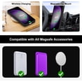 thumbnail image 4 of 360 ° Rotatable Magnetic Ring Holder for Samsung Galaxy S24 Case Compatible with Magsafe Hard PC Translucent Matte Protective Kickstand Phone Case for Samsung Galaxy S24 Black, 4 of 14