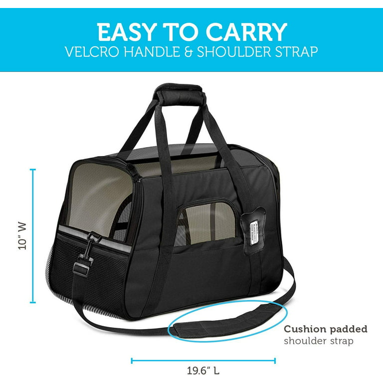 Paws & Pals Airline Approved Pet Carrier - Soft-Sided Carriers for