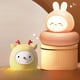 thumbnail image 1 of Linda luz de noche para mascotas que se carga en el dormitorio, luz suave para la cama, lámpara para alimentar al bebé y dormir para niños, linda lámpara de mesa, 1 of 5