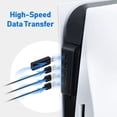 thumbnail image 6 of Black Dobe 4 Port USB 2.0 hub for the PS5 Consoles, 6 of 13