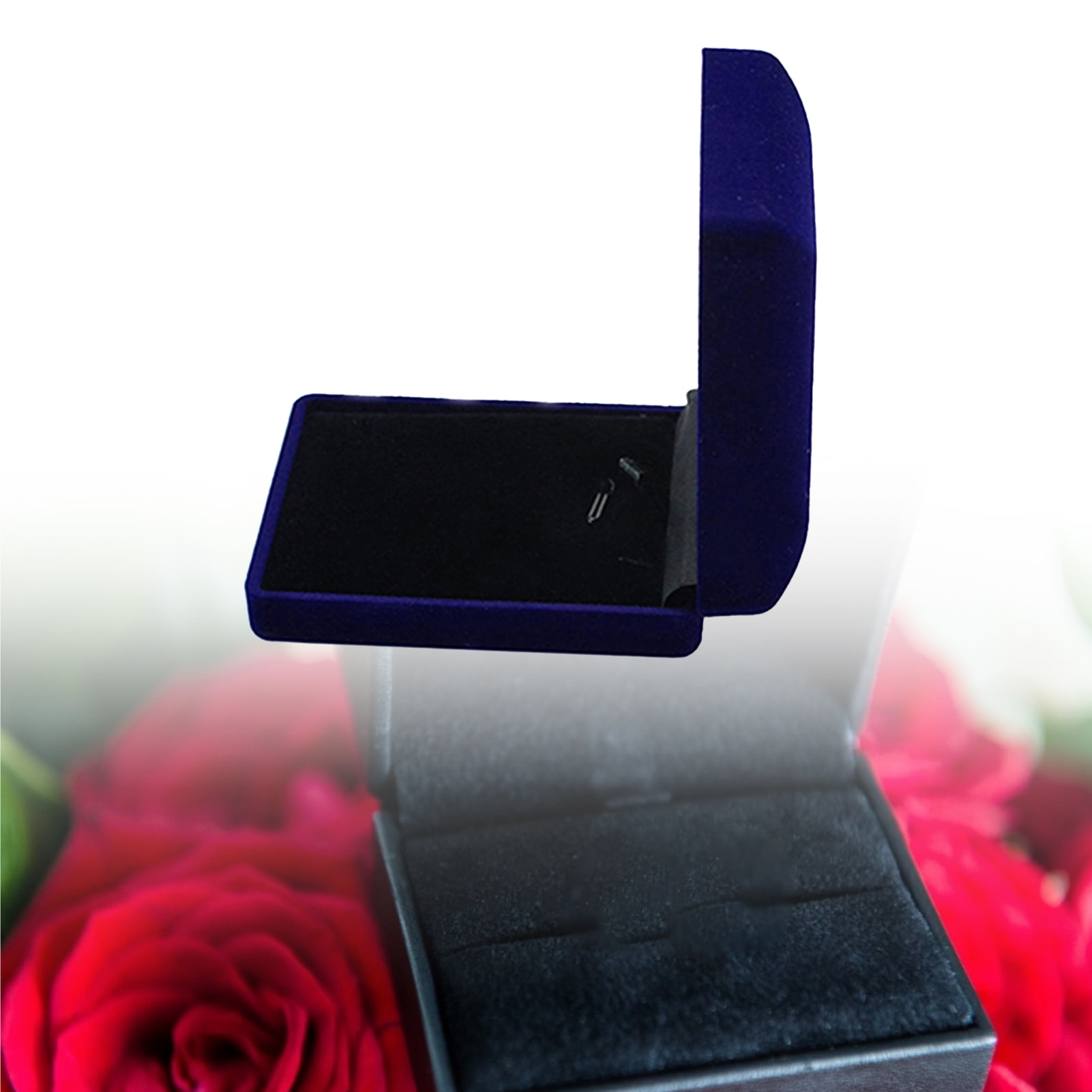 OPOLSKI Jewelry Box Cuboid Velvet Plastic Jewelry Container A - Walmart.com
