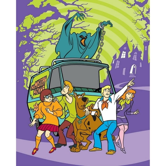 Scooby Doo Diamond Painting Set (for Adults) 5D DIY Anime Diamond Art Set (for Beginners) Round Full Diamond Diamond Painting Gem Art Crafts (Home Wall Decoration Gift)