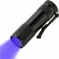 thumbnail image 1 of 9 LED UV Torch/Black Light, UV LED Flashlight, Spot Finder, Find Stains on Clothes, Rugs or Carpets（Batteries Not Included）, 1 of 5