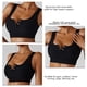 thumbnail image 5 of Sujetador deportivo para mujer, Bralette sin costuras con espalda cruzada, Top corto acolchado, soporte de alto impacto para gimnasio, entrenamiento, Fitness, 5 of 6