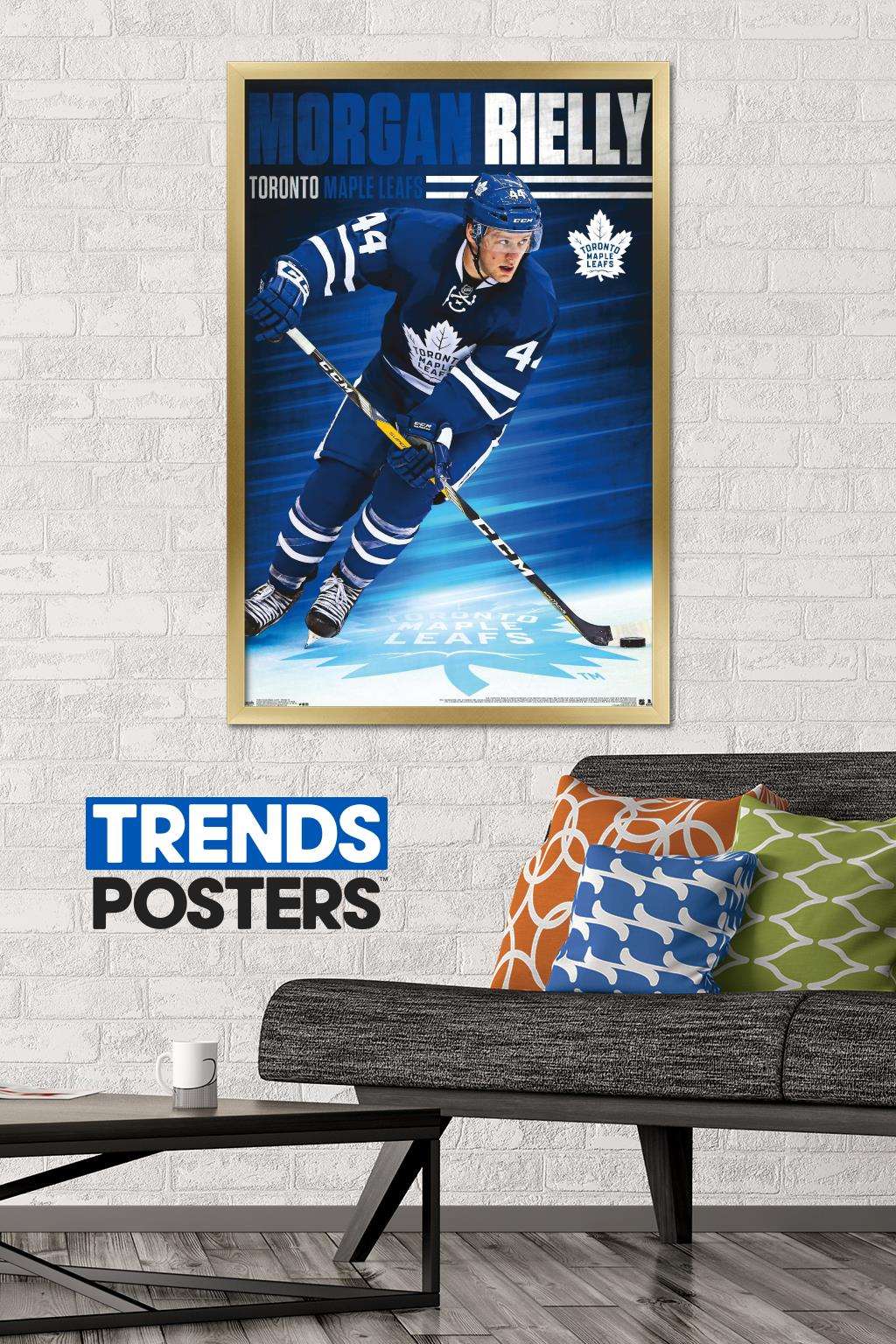 NHL Toronto Maple Leafs - Morgan Rielly 16 Wall Poster, 22.375" x 34", Framed
