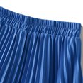 thumbnail image 4 of Summer Savings Clearance! Edvintorg Pleated Midi Skirts For Women Summer Skirt Solid Color High Waist Auricular Margin Midi Skirts Women Clothes Trendy 2023 Dark Blue Free Size, 4 of 7