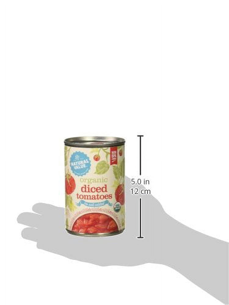 Natural Value Tomatoes, Diced, No Salt Added, Organic-14.5 oz