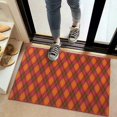 thumbnail image 2 of Red and Orange Argyle Pattern Door Rugs,Washable Non Slip Door Mats Indoor,Decorative Door Mats,Entry Mat Indoor for Entrance,Bedroom,Kitchen,Bathroom,20"x32", 2 of 6