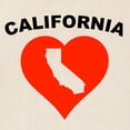 thumbnail image 2 of CafePress - California Heart Cutout Tote Bag - Unisex Canvas Tote Bag, Beige, 1-Piece, 2 of 7