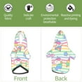 thumbnail image 5 of Balery Design Name Dog Hoodie Pets Wear Hoodies For Small Dogs Pet Clothes Costumes, Pets Wear Hoodie Sweatshirt Outfit For Dogs Cats Cosplay Party-Size Name, 5 of 8