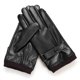 thumbnail image 3 of Minnieouse 1 par de guantes de ciclismo de cuero a prueba de viento impermeable pantalla táctil deportes al aire libre cálido montar en bicicleta Camping guantes y mitones Negro Minnieouse AP013018-01, 3 of 6