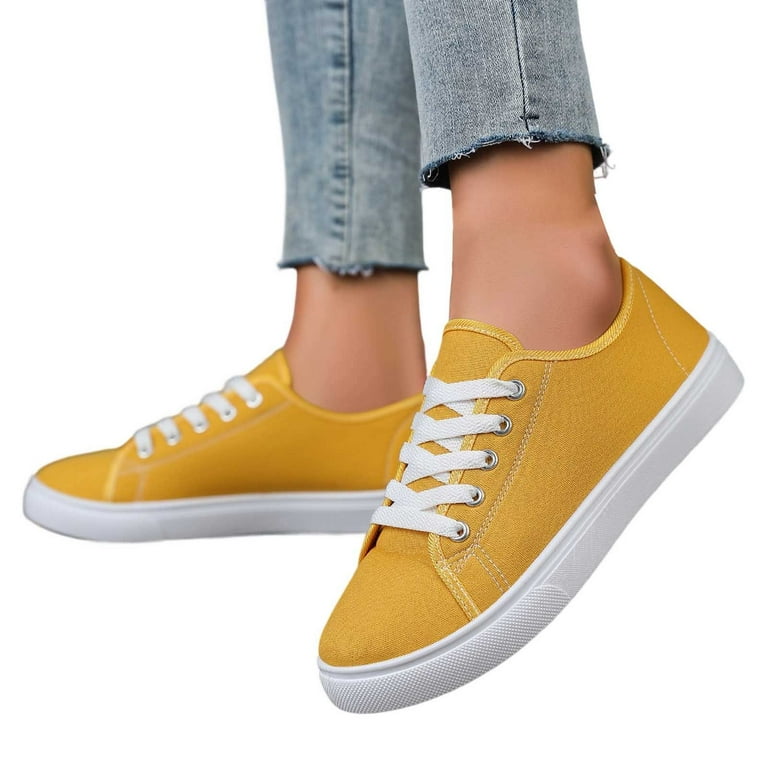uvwlwu Casual Shoes for Women Shoes Fashionable Unisex Lace Up