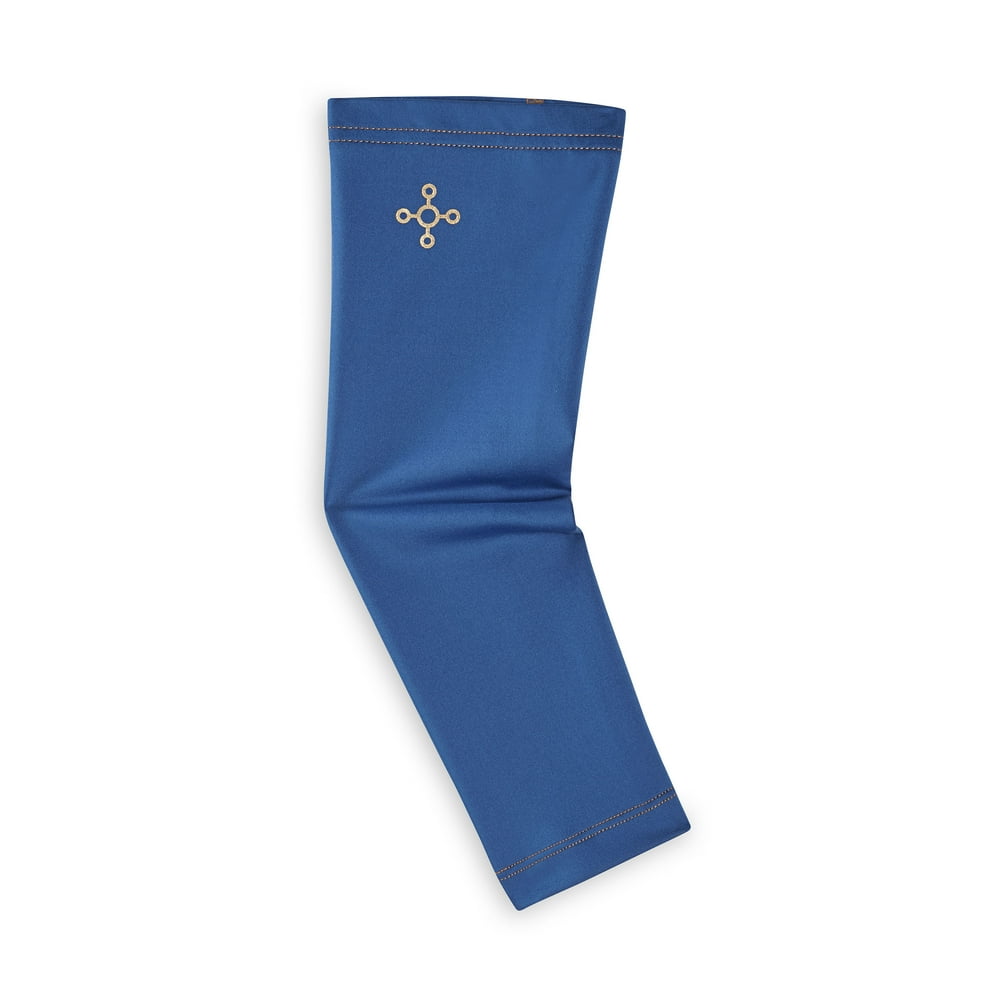 Tommie Copper Sport Compression Arm Sleeve, Blue, Small/medium