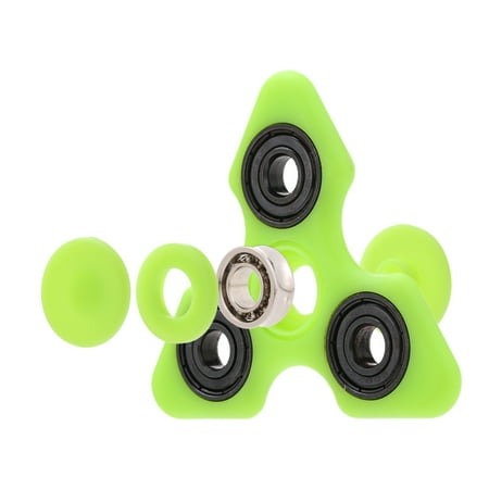 Widgets Toy Tri Fidget Hand Finger Spinner Spin Widget Focus Toy EDC Pocket Desktoy Triangle Gift for ADHD Children Adults Luminous Glowing In The Dark Relieve Stress Anxiety ()