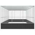 thumbnail image 4 of vidaXL Aviary with Extension Silver 285.4"x120.9"x83.5" Steel, 4 of 8