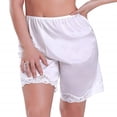 thumbnail image 1 of Shorts de Pyjama Mi-Longs pour Femmes Été Décontractés Doux Slips Soie Glacée Bas de Nuit, 1 of 5
