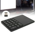 thumbnail image 1 of Numeric Keypad, Rechargeable  Number Pad For Data Entry, Portable Financial Accounting Keyboard Extensions With Touch Pad For Laptop, PC, Desktop,  Pro, Notebook, 1 of 8