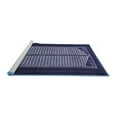 thumbnail image 2 of Ahgly Company Machine Washable Indoor Rectangle Persian Blue Traditional Area Rugs, 5' x 7', 2 of 4