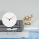 thumbnail image 2 of Reloj de pared decorativo con figura de camello. Figura de resina y tablero de fibra de densidad media. Mecanismo silencioso. Pieza de colección. Idea, 2 of 8