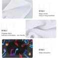 thumbnail image 5 of SKYSONIC 2 Pcs Hanging Hand Towels, Soft Absorbent Dazzling Music Notes Towel for Kitchen Bathroom, 12"x17", 5 of 7