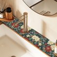 thumbnail image 2 of Yayeee Faucet Mat for Kitchen Sink 14.7" Diatomite Long Splash Guard Pad, Christmas Blooms, 2 of 7