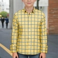 thumbnail image 4 of MEZZALL Children Long Sleeved Shirts Classic Loose Plus Size Casual Shirts Leisure Streetwear, 4 of 6