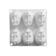 thumbnail image 2 of Yuarrent Molde de silicona de 6 formas para bandeja para hornear, molde para Mousse de postre, moldes para pasteles, forma de silicona para hornear, Pan, Herramientas y accesorios para hornear Yuarrent HA001186-00, 2 of 8