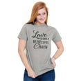 thumbnail image 3 of Beautiful Love Romance Poet Quote Women's Graphic T Shirt Tees Brisco Brands S, 3 of 5