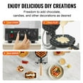 thumbnail image 3 of KFFKFF Professional Bubble Waffle Iron, 1400W, for Crispy Egg Waffles, Non-Stick Coating, Stainless Build, 180° Flip Feature, Adjustable Temperature & Timer, Wood Grip, Ideal for Cafes & Snack Shops, 3 of 9
