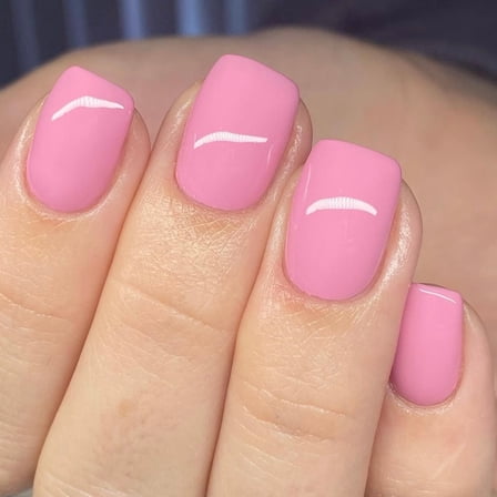 ROZYARD 24 Pcs Solid Color Press On Nail Full Cover Stick on Nail Short False Nail