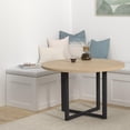 thumbnail image 2 of Pemberly Row Table de Conférence Ronde Contemporaine 42 Pouces en Dune de Sable, 2 of 4